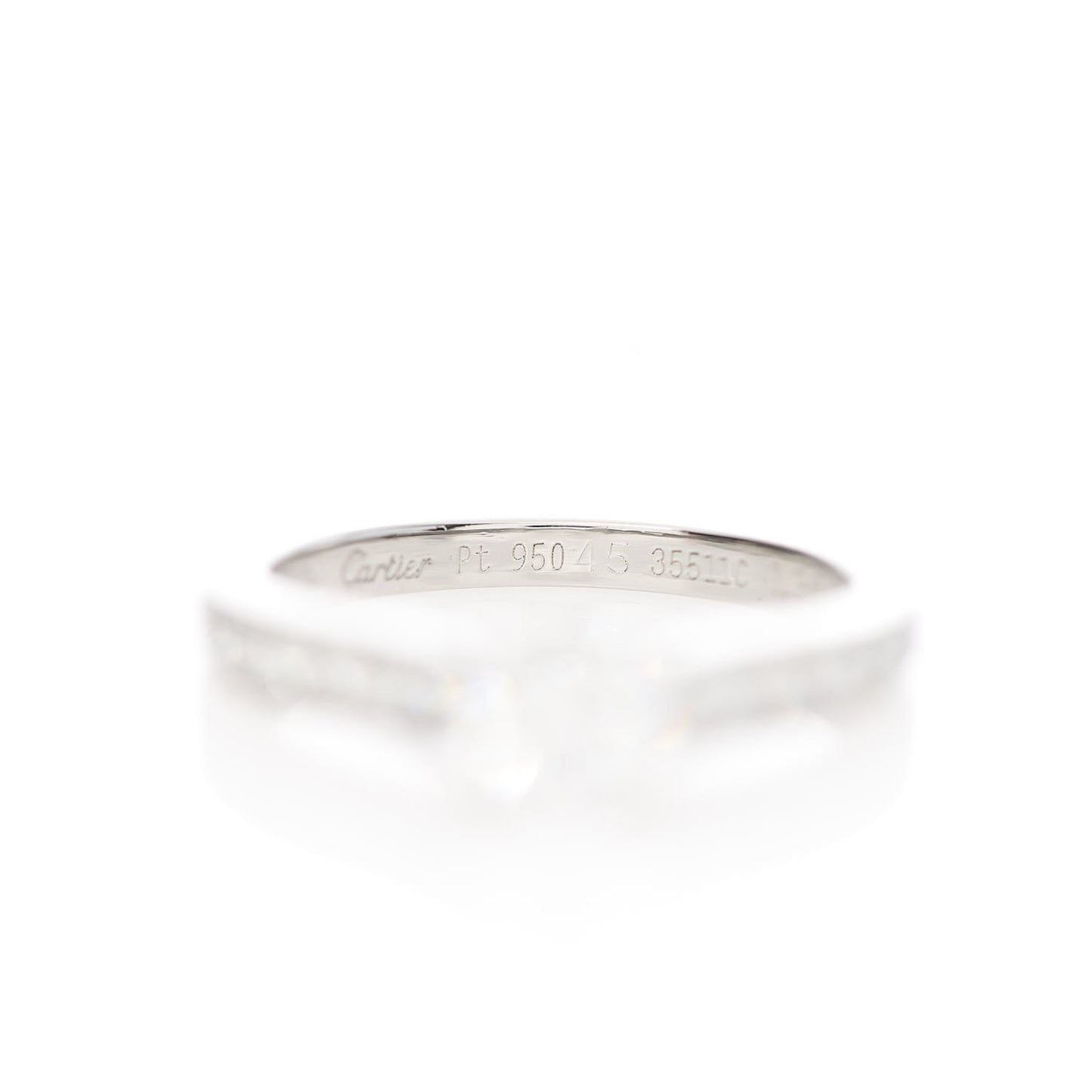 Platinum Diamond .35ct 1895 Solitaire Engagement Ring 45 3.25