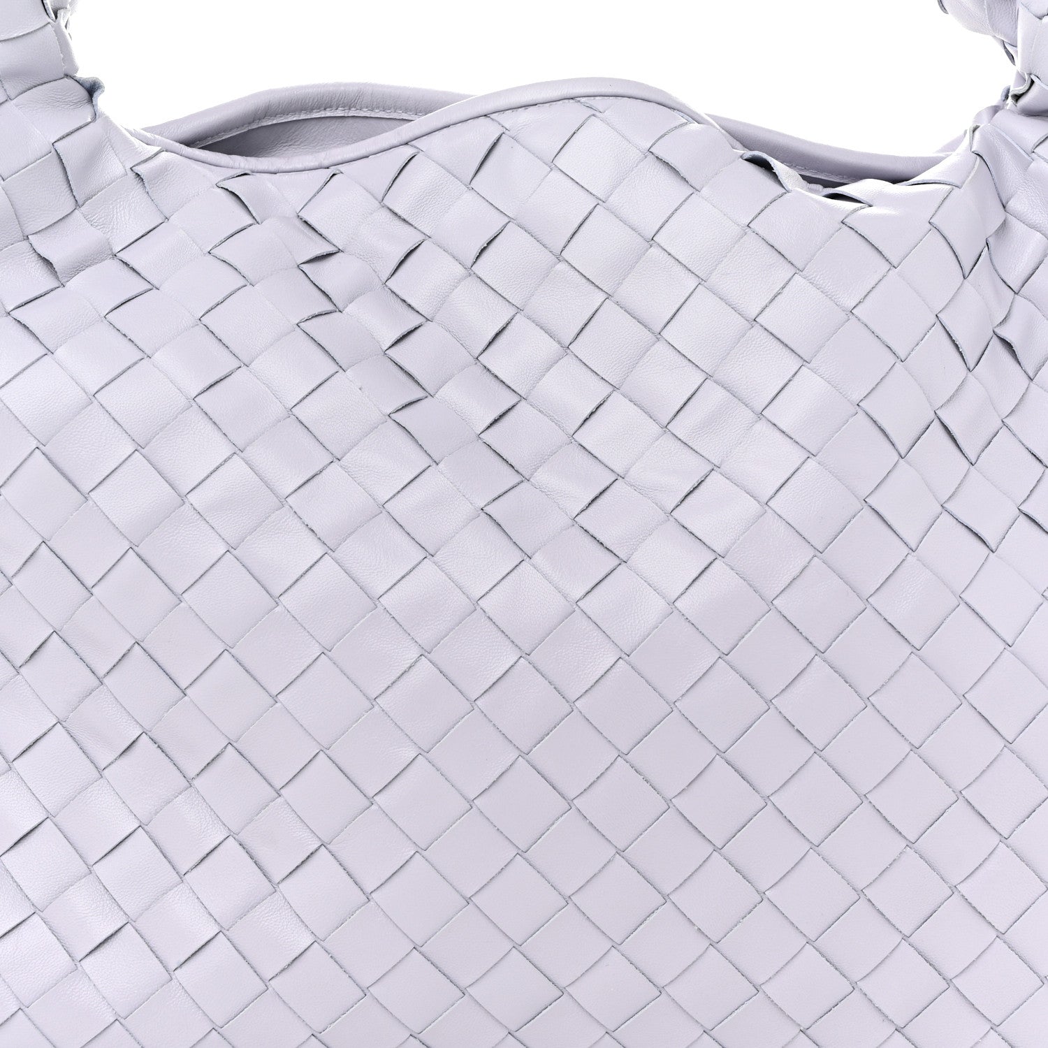 Bottega Veneta Calfskin Intrecciato Small Hop Oyster Lilac 8 of 11