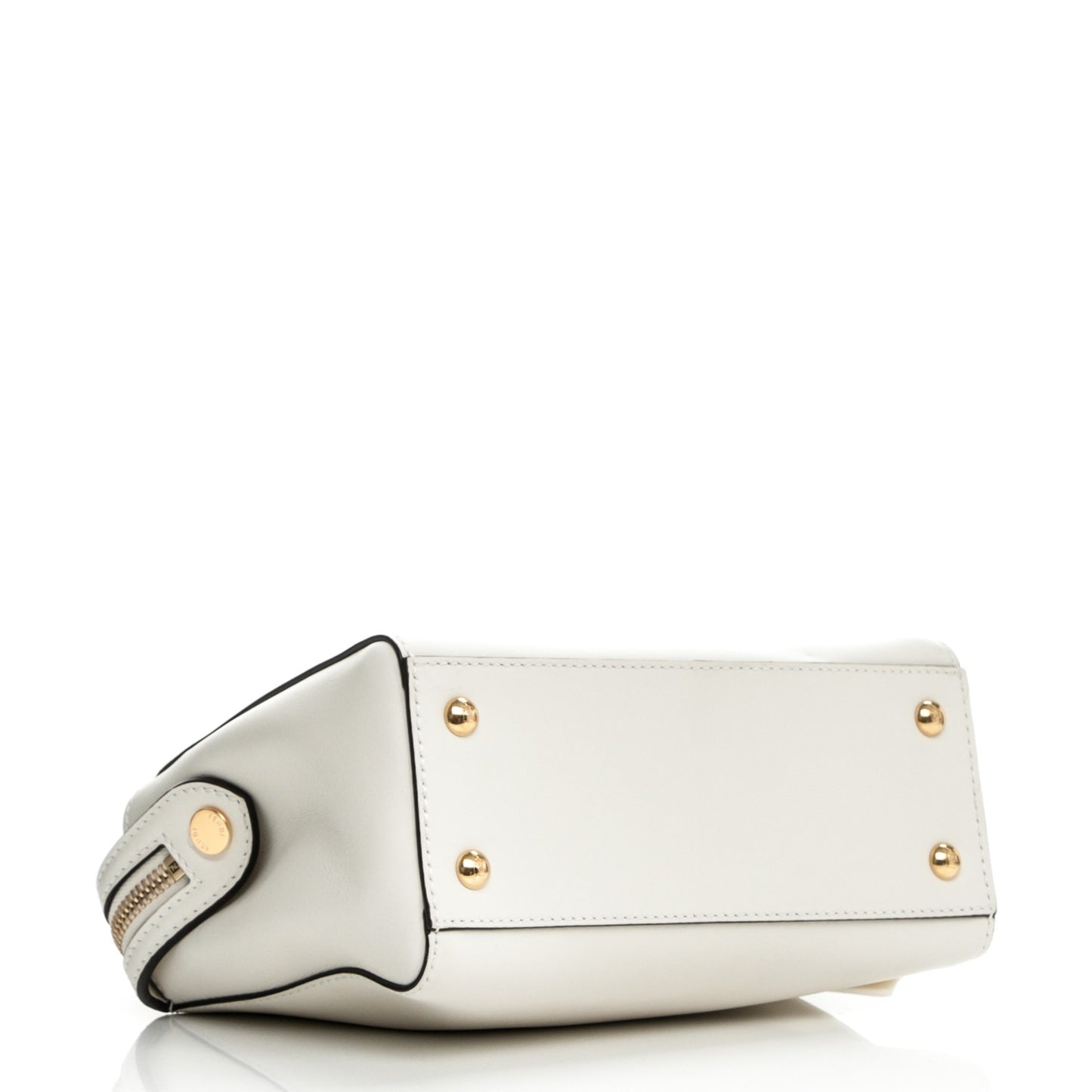 Vitello Baltico Ribbon Lace Up Floral Small DotCom Click Chain Satchel White Multicolor