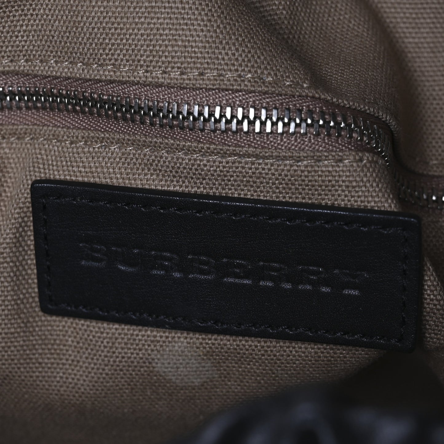 Grainy Calfskin Canvas Mega Check Medium Ashby Hobo Black