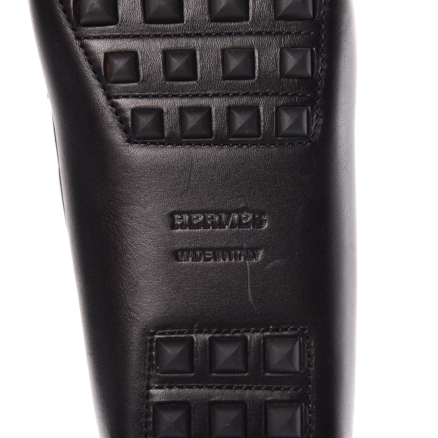 Calfskin Womens Oscar Loafers 38 Black