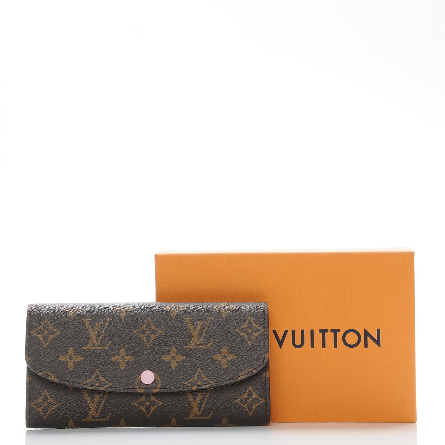 Monogram Emilie Wallet Rose Ballerine