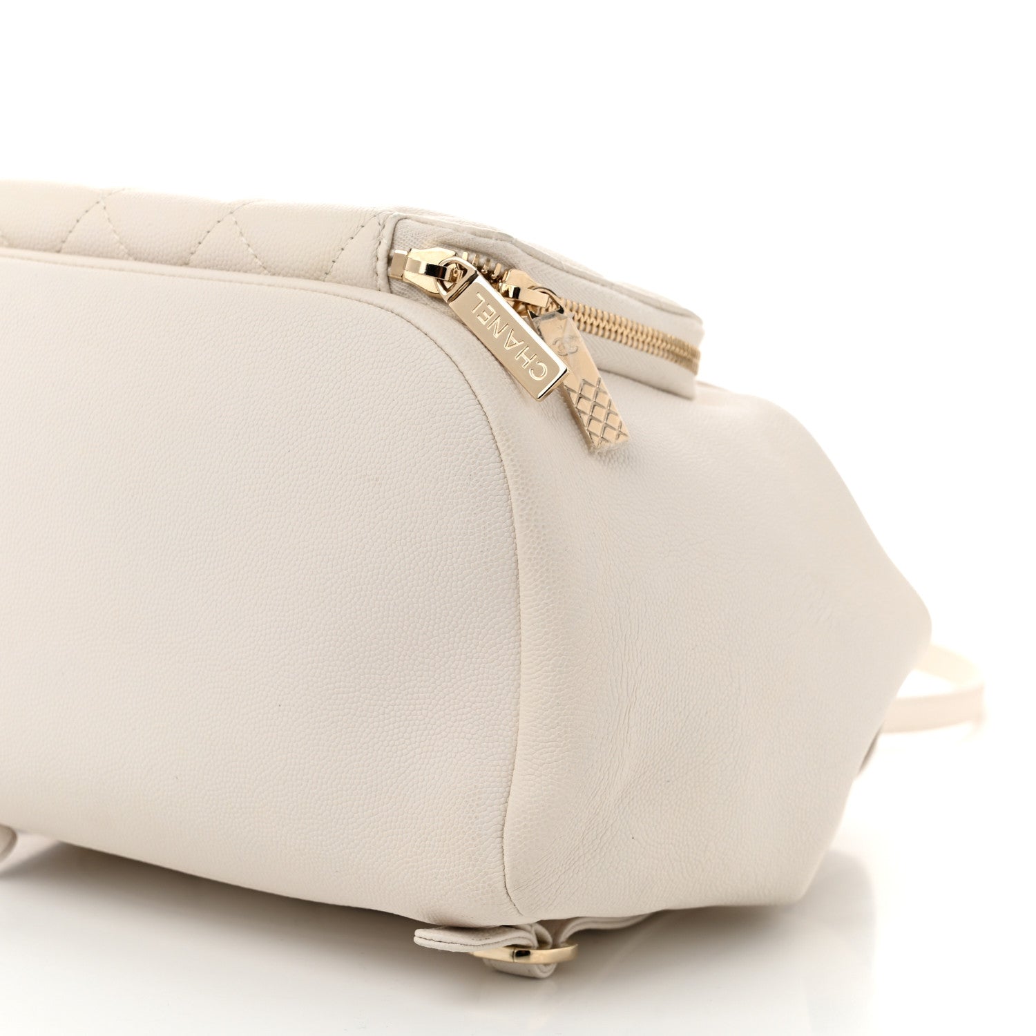 Chanel Caviar Quilted Business Affinity Backpack White 10 of 11