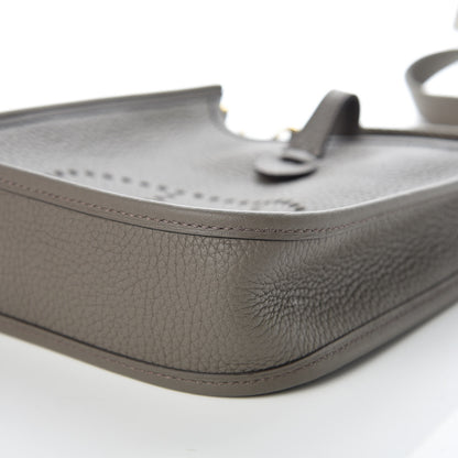 Hermes Taurillon Clemence Evelyne TPM Etain 9 of 10