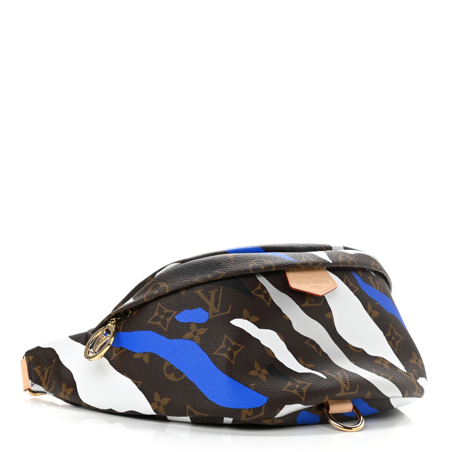 X LOL Monogram Bumbag Blue Silver