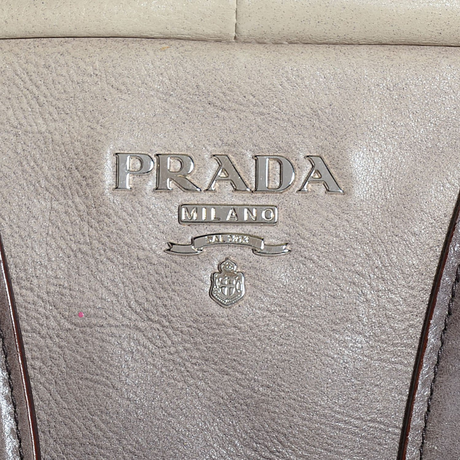 Prada Glace Calf Bowler White Sfumato 10 of 10