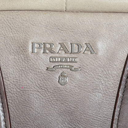 Prada Glace Calf Bowler White Sfumato 10 of 10