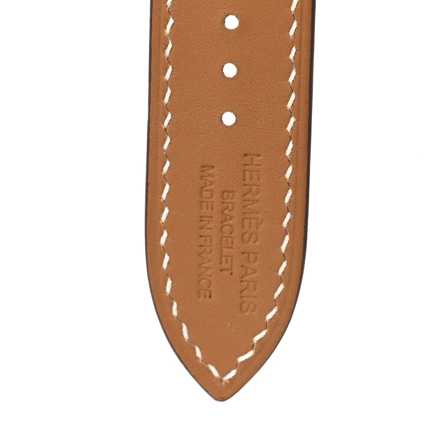 Hermes Barenia Deployment Buckle Single Tour Apple Watch Strap Fauve 5 of 8
