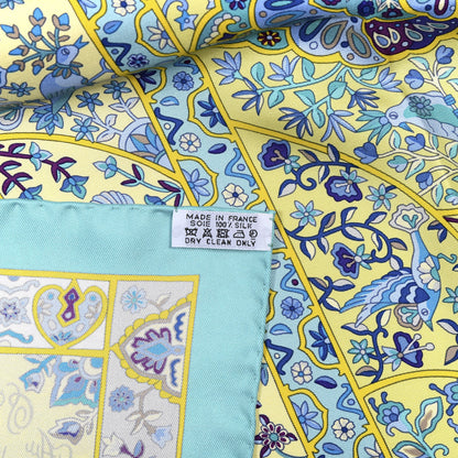 Hermes Silk Au Pays Des Oiseaux Fleurs Scarf 90 4 of 4
