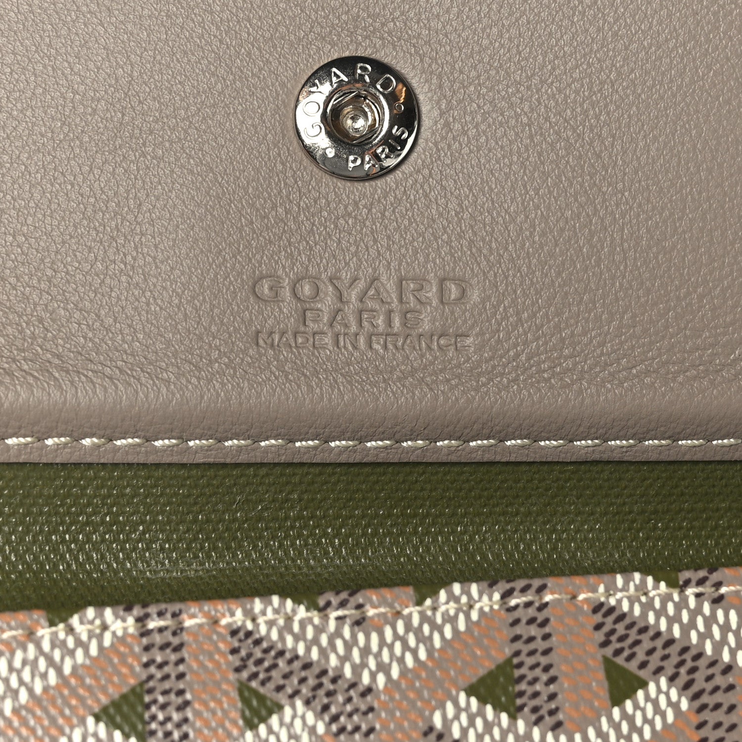 Goyard Goyardine Saint Louis Claire Voie GM Khaki 7 of 10