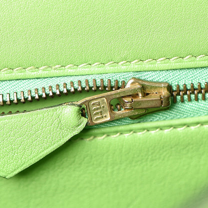Hermes Veau Gulliver Kelly Retourne 32 Vert Cru 13 of 46
