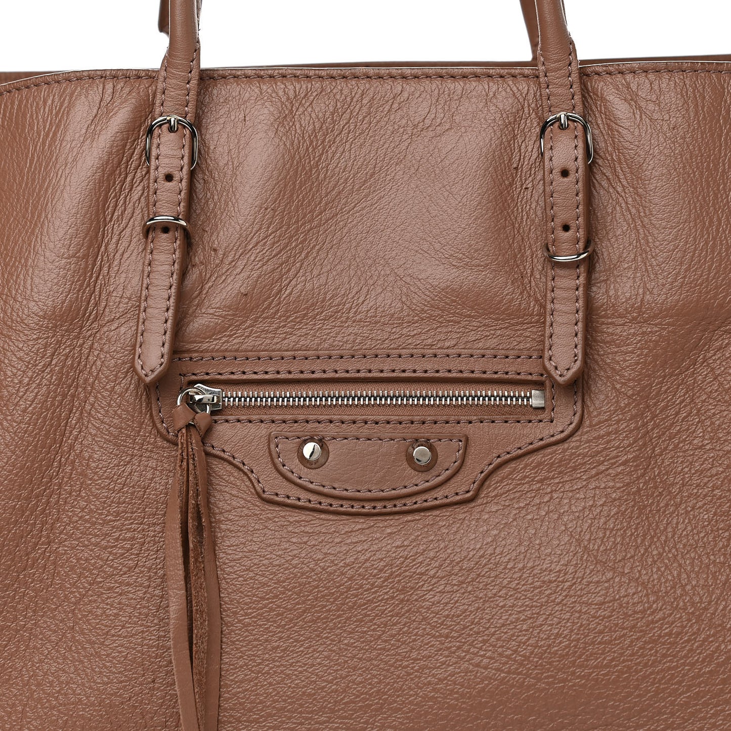 Veau Papier A4 Zip Around Tote Tomette