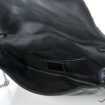 Christian Dior Patent Cannage Lady Dior Convertible Clutch Black 6 of 9