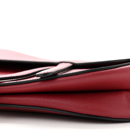 Christian Dior Grained Calfskin Saddle Bag Red 10 of 10
