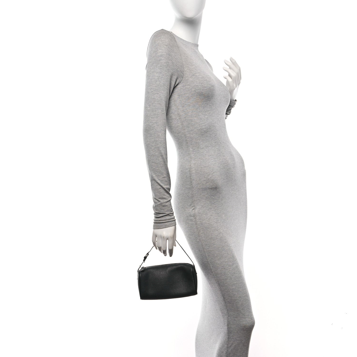 The Row Grained Calfskin 90's Bag Black 2 of 9