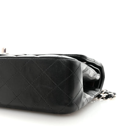 Chanel Lambskin Quilted Medium Double Flap Black 10 of 10