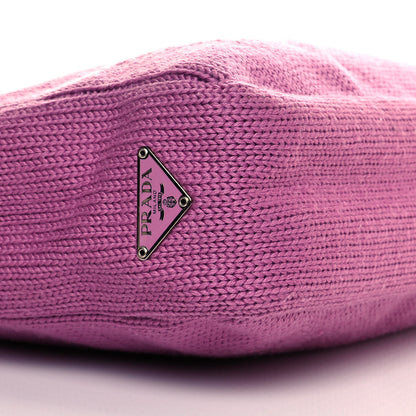 Prada Tessuto Wool Tote Pink 5 of 14