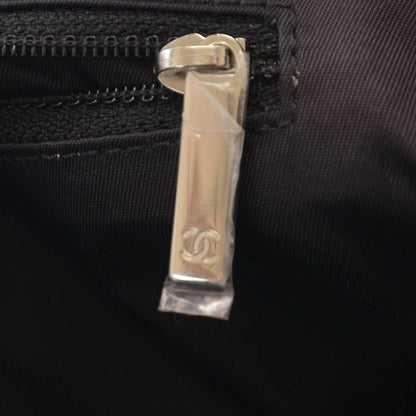 Chanel Coated Canvas Large Paris Biarritz Tote Black 7 of 10