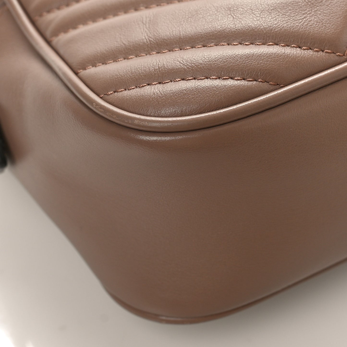 Calfskin Matelasse Small GG Marmont Chain Shoulder Bag Porcelain Rose