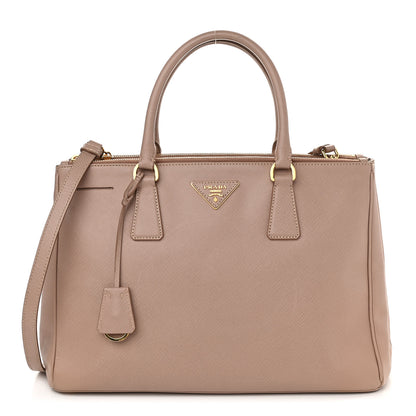Prada Saffiano Small Galleria Double Zip Tote Cammeo 1 of 12