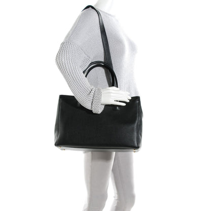 Chanel Calfskin Cerf Executive Shopper Tote Black 3 of 16
