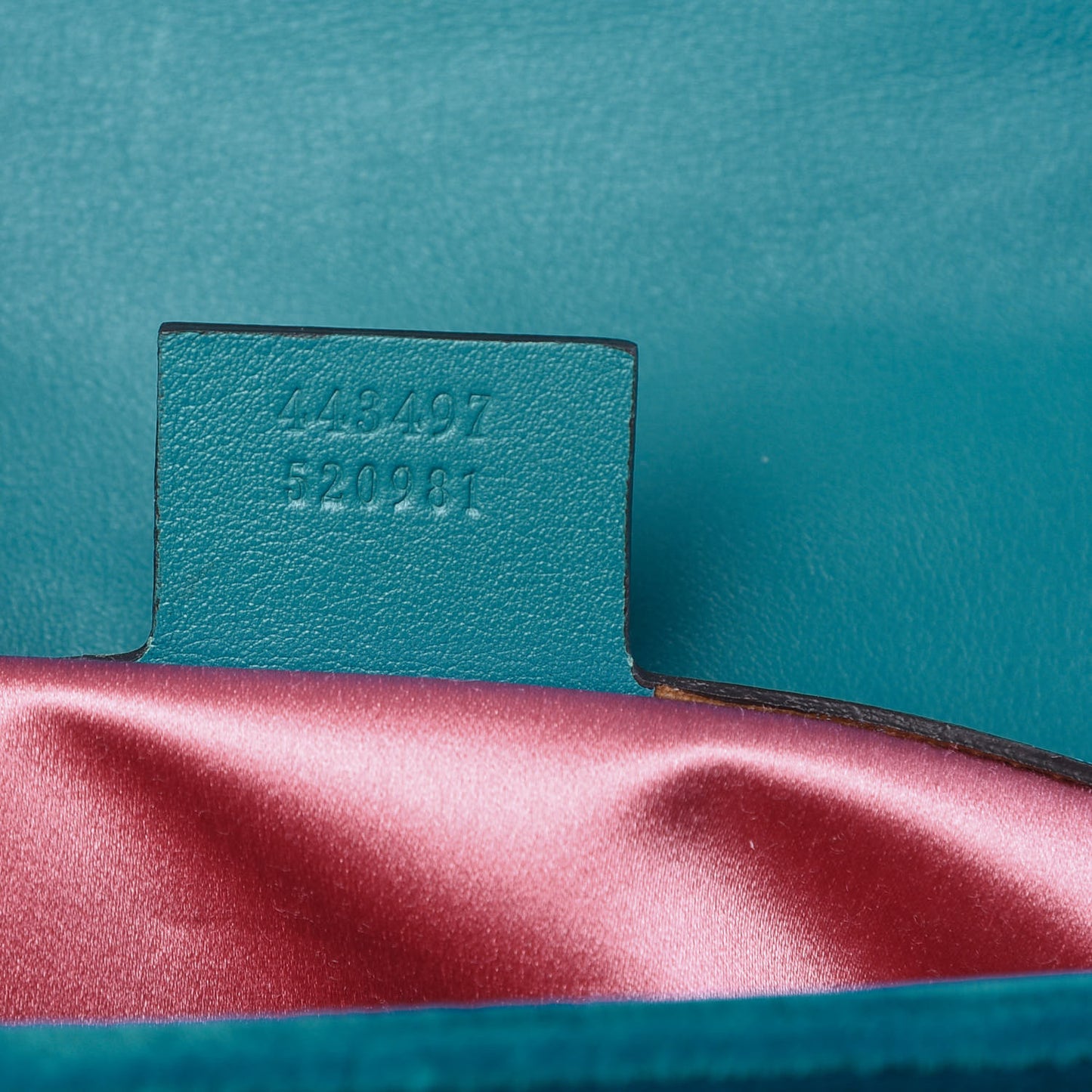 Velvet Matelasse Small GG Marmont Shoulder Bag Pavone Cyan