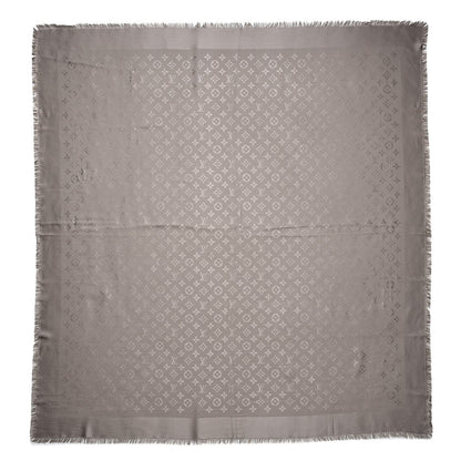 Louis Vuitton Silk Wool Monogram Shawl Verone 1 of 5