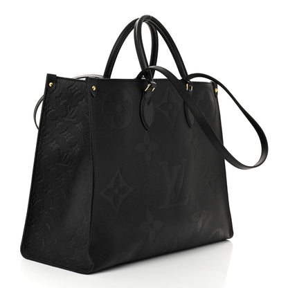 Louis Vuitton Empreinte Monogram Giant Onthego GM Black 3 of 9