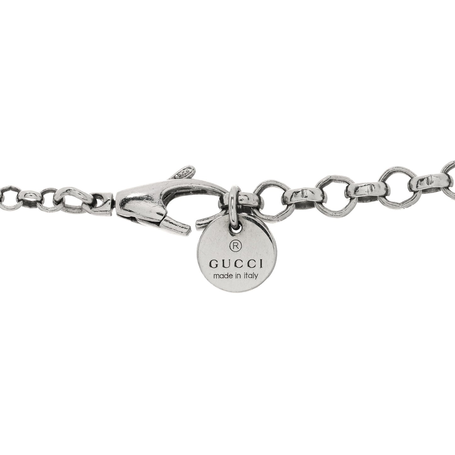 Sterling Silver Interlocking G Pendant Necklace
