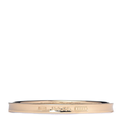 Tiffany 18K Yellow Gold 1837 Bangle Bracelet 1 of 4