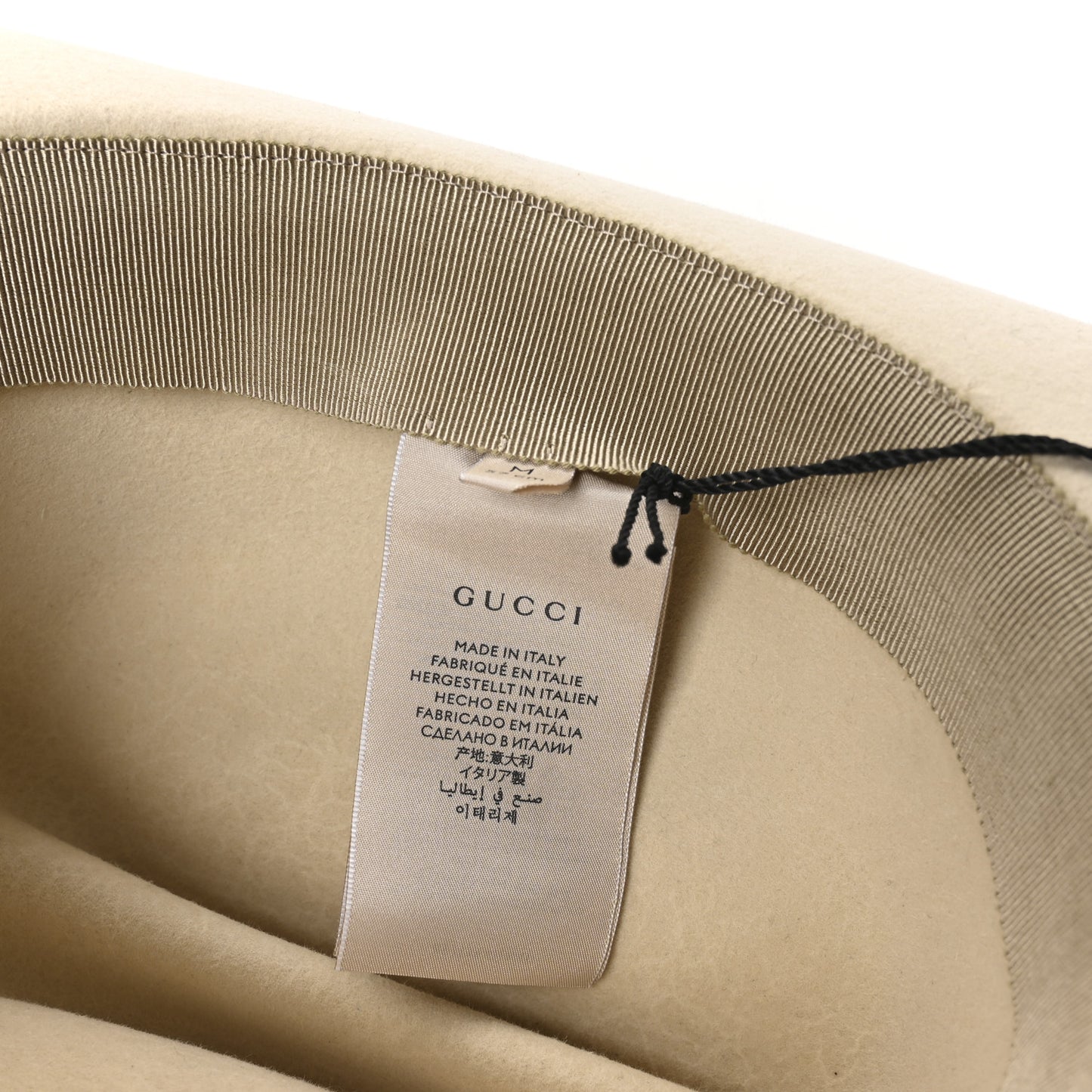Felt Dallas Wide Brim Hat M Ivory