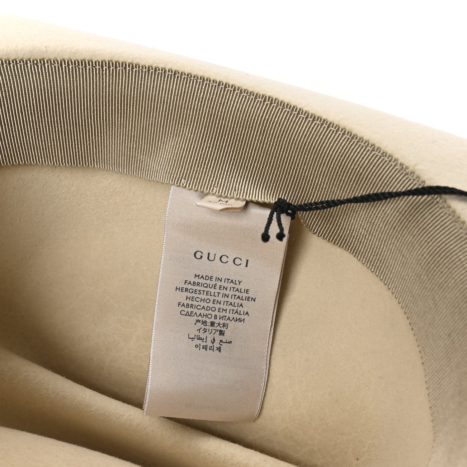 Gucci Felt Dallas Wide Brim Hat M Ivory 9 of 10