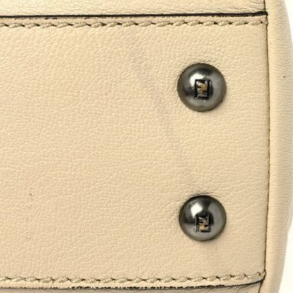 Fendi Goatskin Elaphe Medium Peekaboo Iconic Satchel Latte Natural 12 of 17
