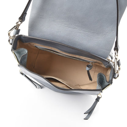Chloe Suede Calfskin Medium Faye Backpack Cloudy Blue 5 of 7