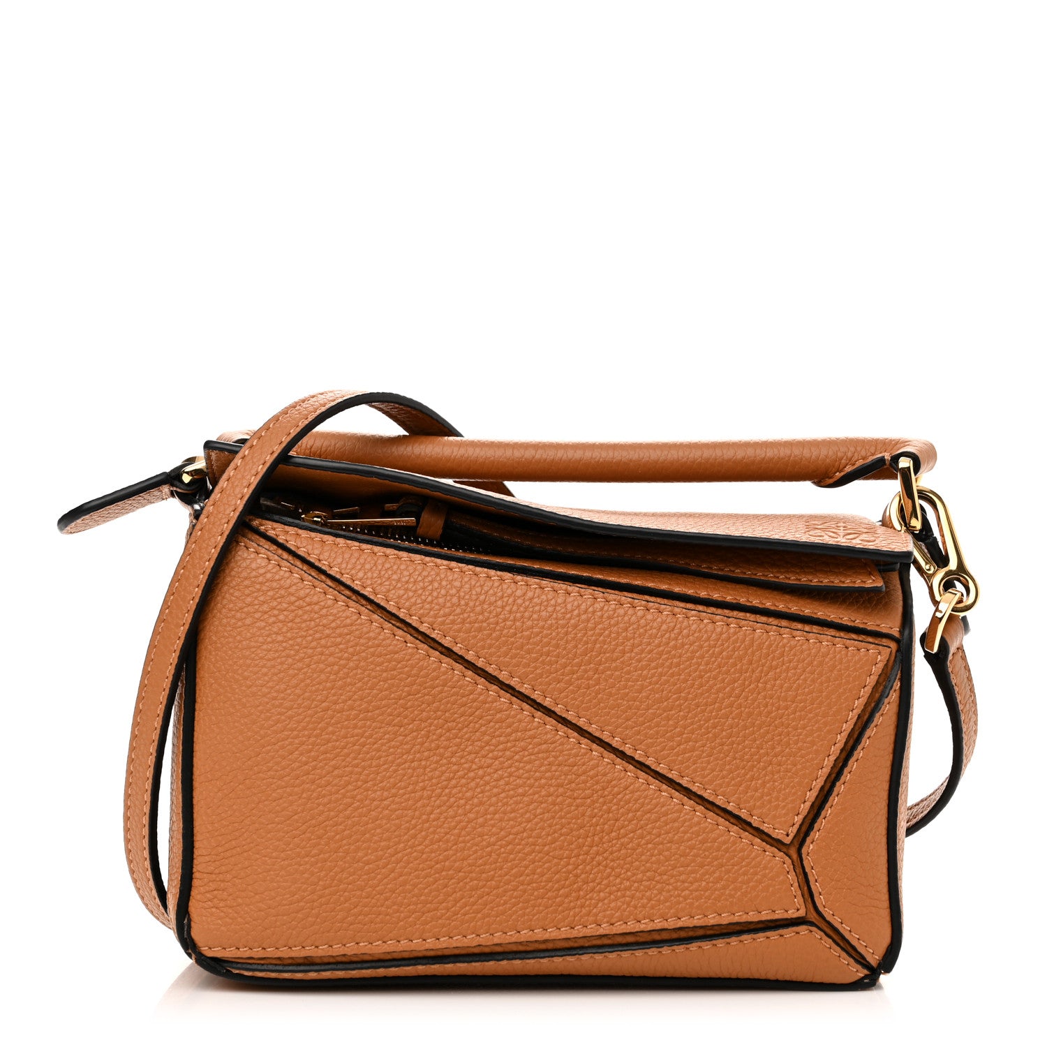 Loewe Calfskin Mini Puzzle Bag Tan 1 of 11