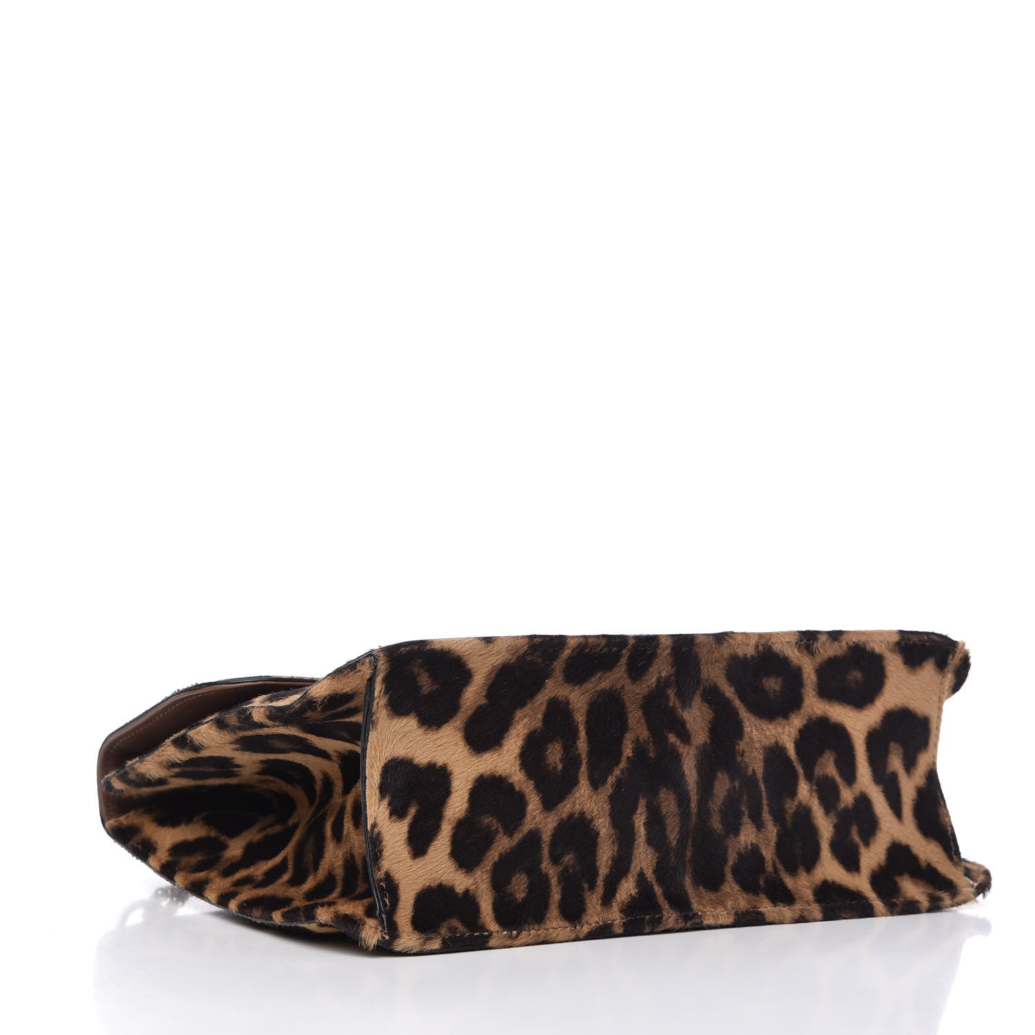 Valentino Garavani Calf Hair Leopard Print Large Glam Lock Rockstud Flap 4 of 9