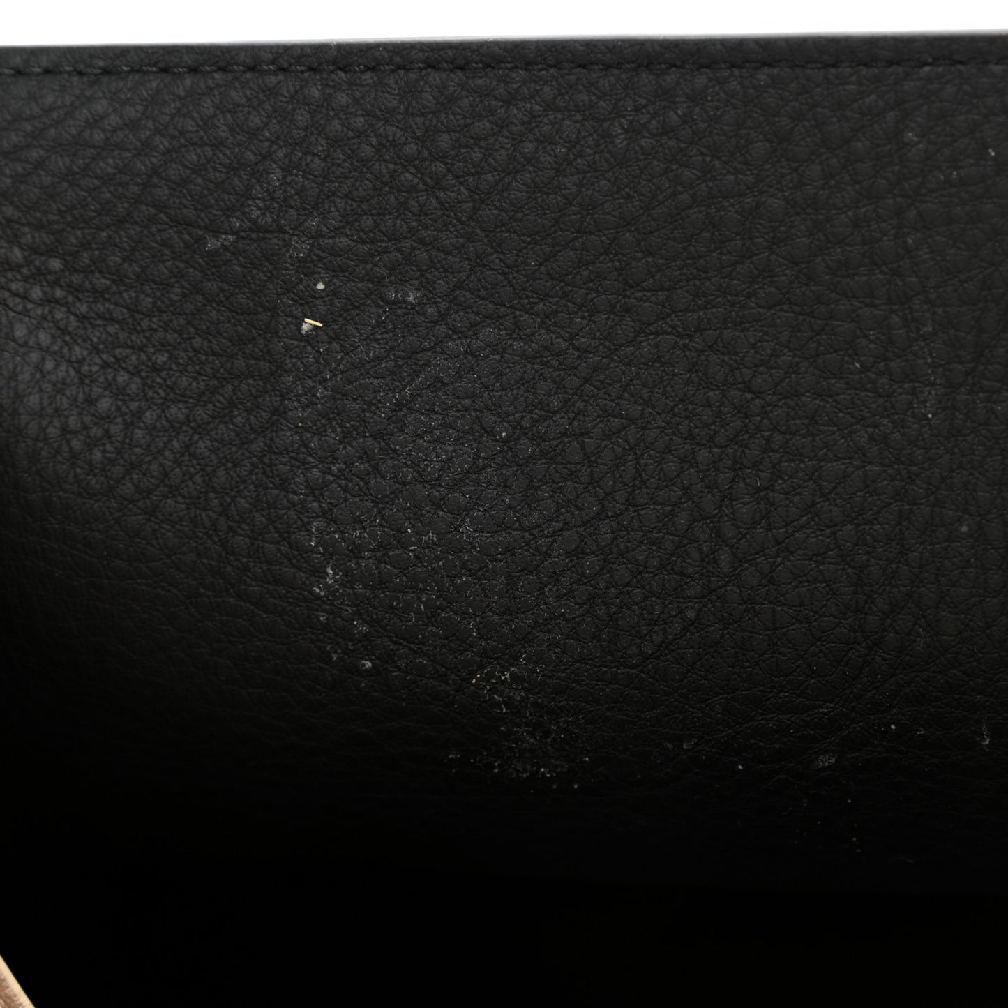 Smooth Calfskin Logo XXS Everyday Tote Light Beige Black