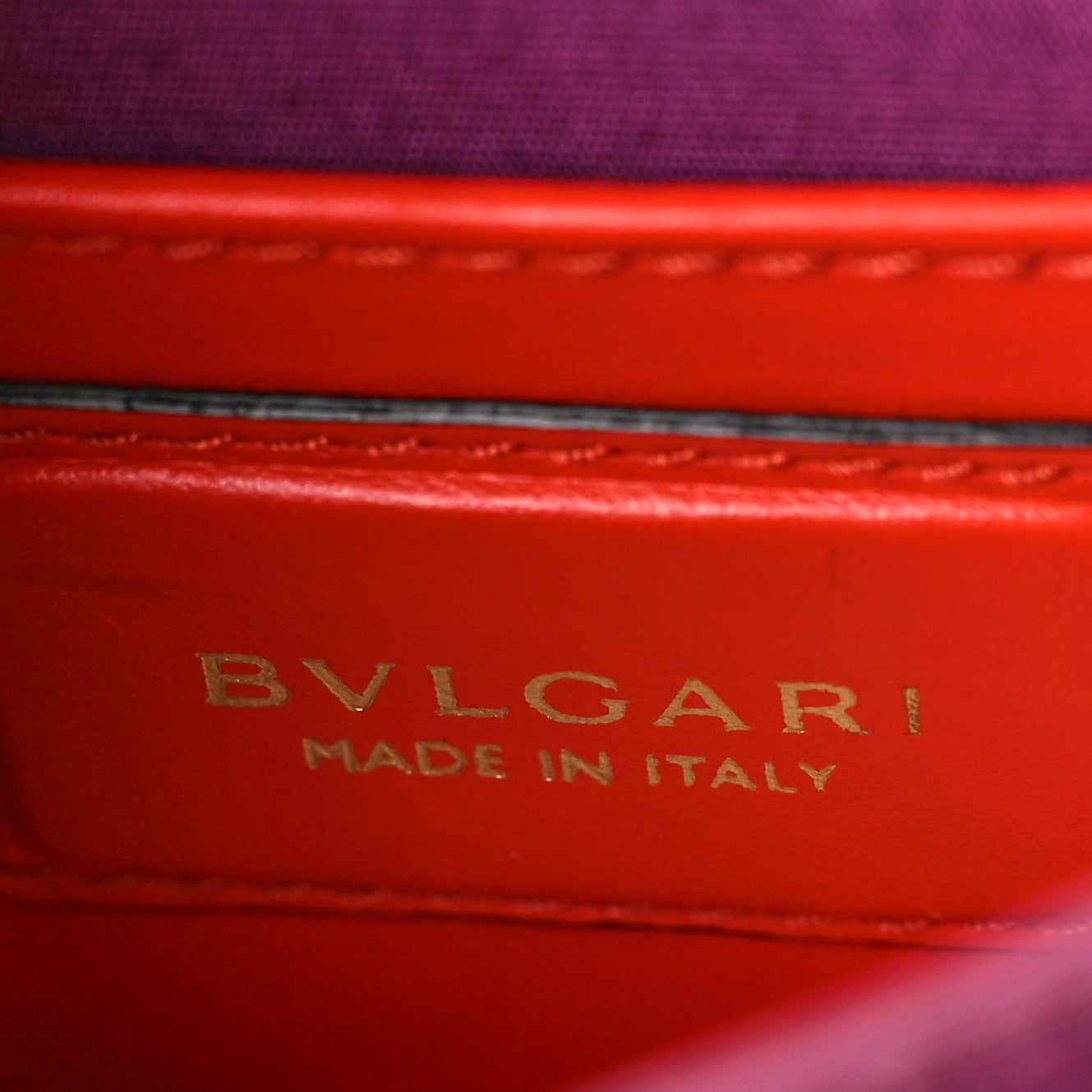 Bulgari Calfskin Serpenti Forever Top Handle Red 7 of 11