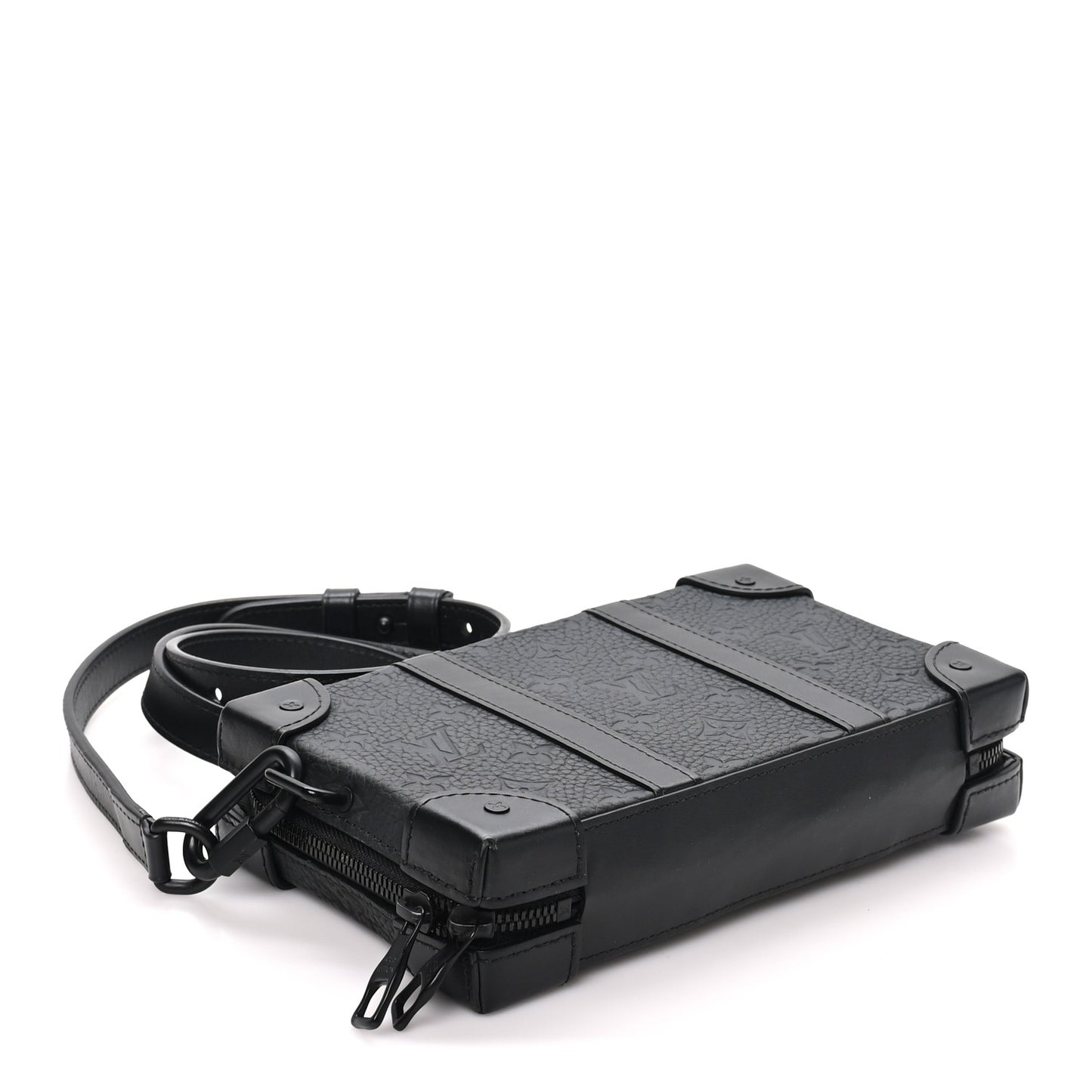 Taurillon Monogram Soft Trunk Wallet Black