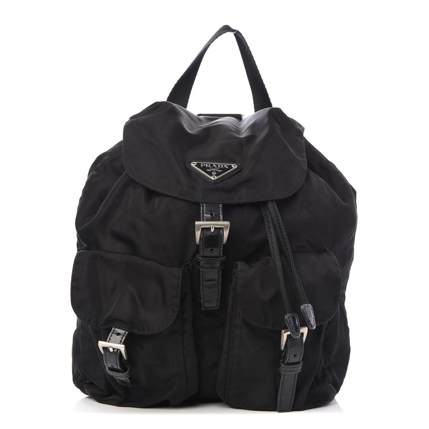 Tessuto Nylon Vela Small Backpack Black