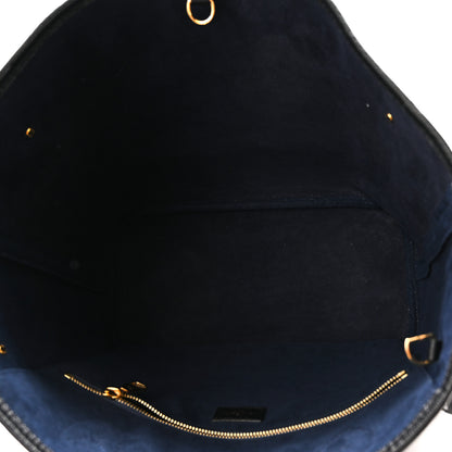 Louis Vuitton Empreinte Monogram Giant Neverfull MM Black 6 of 10
