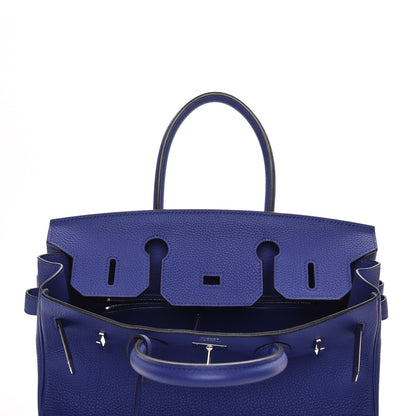 Hermes Togo Birkin 30 Bleu Electrique 25 of 30