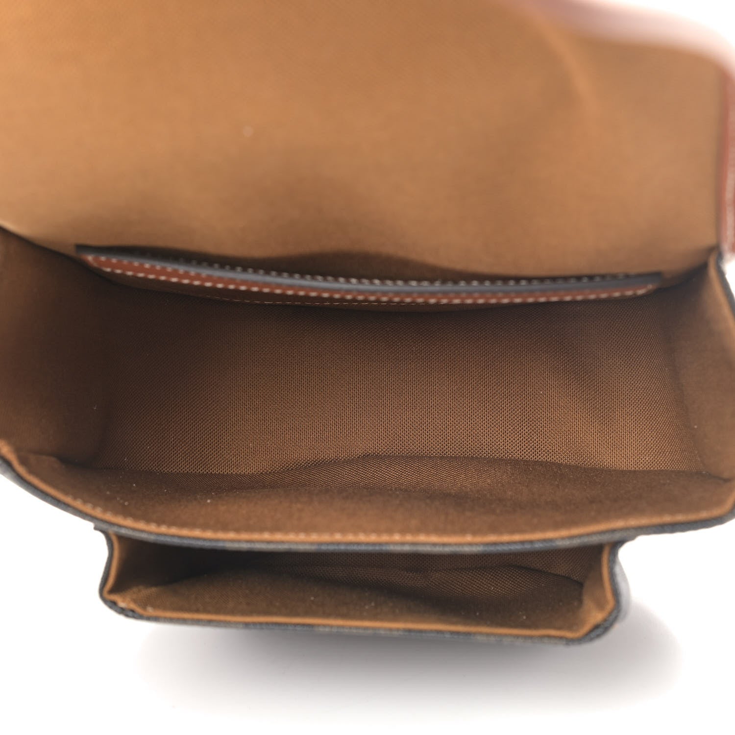 Celine Triomphe Canvas Medium Folco Bag Tan 4 of 4