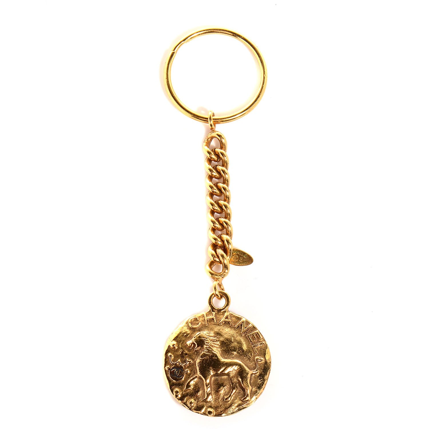 Chanel Lion Keychain Gold 1 of 4