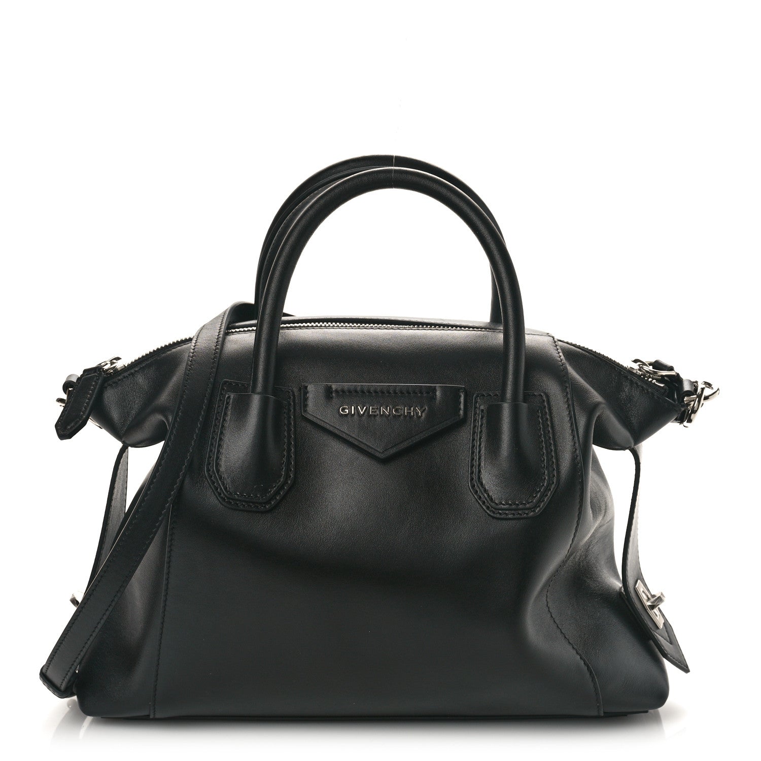 Givenchy Smooth Calfskin Small Soft Antigona Black 1 of 8