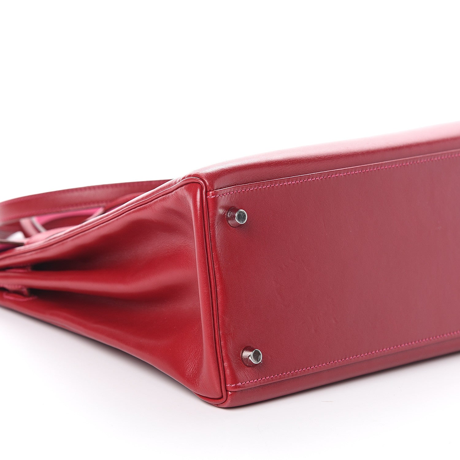 Hermes Tadelakt So Flash Kelly Retourne 35 Rubis Rose Tyrien 8 of 9