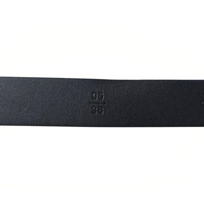Chanel Calfskin Lambskin CC Chain Belt 95 38 Black Gold 5 of 8