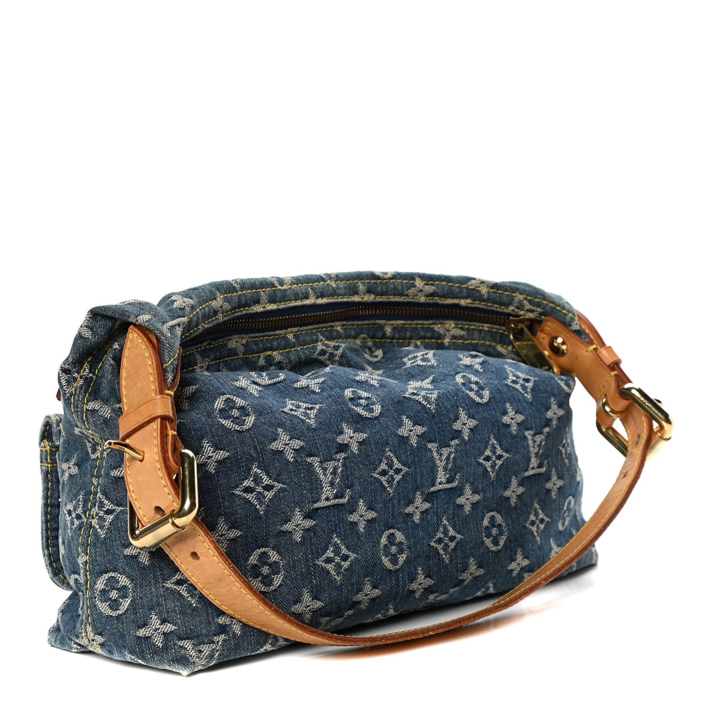 Monogram Denim Baggy PM Blue