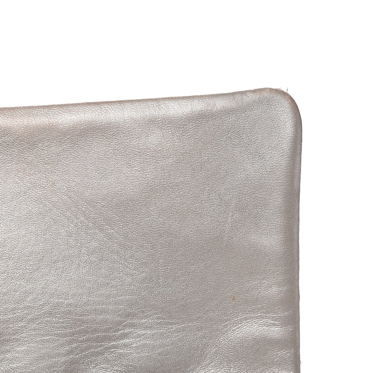 Metallic Calfskin Quilted 2.55 Reissue Clutch Silver
