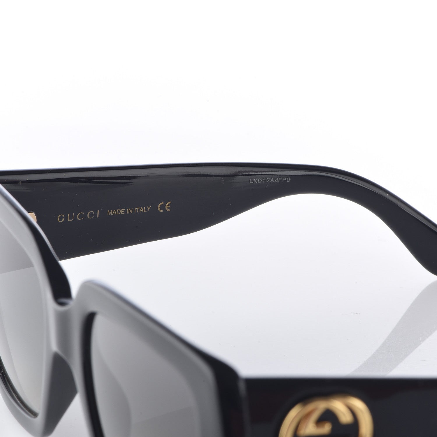 Gucci Acetate Square Frame Sunglasses GG0141S Black 6 of 8